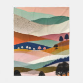 Texturlandschaft Fleecedecke (Vorderseite)