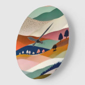 Texturlandschaft Große Wanduhr (Winkel)