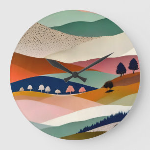 Texturlandschaft Große Wanduhr