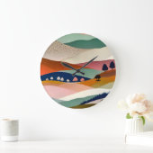 Texturlandschaft Große Wanduhr (Zuhause)