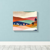 Texturlandschaft Leinwanddruck (Insitu (Holzboden))