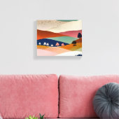 Texturlandschaft Leinwanddruck (Insitu (Wohnzimmer))