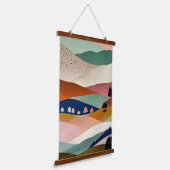 Texturlandschaft Wandteppich Mit Holzrahmen (Gewinkelt)