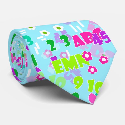 Texturlehrschule für Mathematik Krawatte (Gerollt)