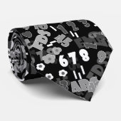 Texturlehrschule für Mathematik Krawatte (Gerollt)