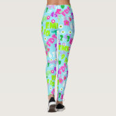 Texturlehrschule für Mathematik Leggings (Rückseite)