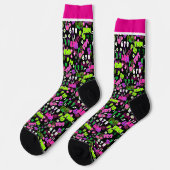 Texturlehrschule für Mathematik Socken (Linkes Detail)