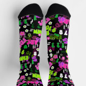 Texturlehrschule für Mathematik Socken (Oben)