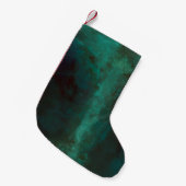 Texturmalerei Grunge Gritty Kleiner Weihnachtsstrumpf (Vorderansicht (hängend))