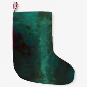 Texturmalerei Grunge Gritty Kleiner Weihnachtsstrumpf