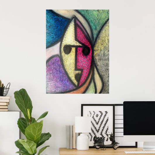 Texturmaske Poster (Heimbüro)