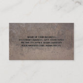 Texturmetall | QR-Code-Visitenkarte Visitenkarte (Rückseite)