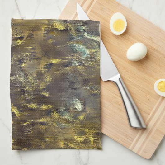 Texturmix aus groben Flecken und schmutzigen und " Geschirrtuch (Viertel Falte)