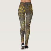 Texturmix aus groben Flecken und schmutzigen und " Leggings (Rückseite)