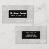 Texturmodern Visitenkarte (Vorne/Hinten)