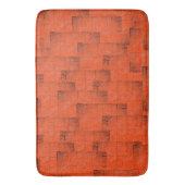 Texturmosaik, das wie eine Wand aus Ziegeln aussie Badematte (Vorderseite Vertikal)