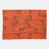 Texturmosaik, das wie eine Wand aus Ziegeln aussie Geschirrtuch (Horizontal)