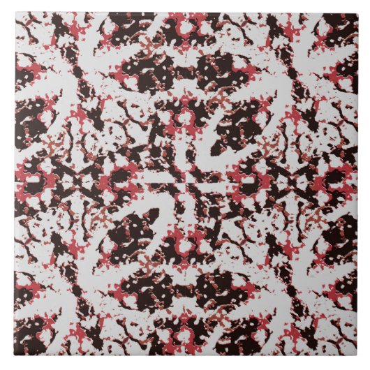 Texturmosaikkunstwerk Fliese (Vorderseite)