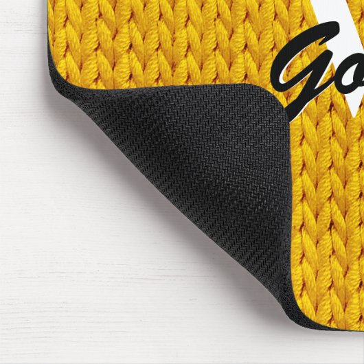 Texturmousepad mit Monogram Mousepad (Ecke)