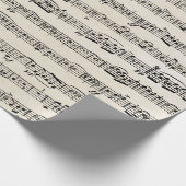 Texturmusik Geschenkpapier (Ecke)