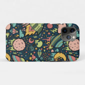 Texturmuster Außerirdischen Raketen Raum Case-Mate iPhone Hülle (Rückseite (Horizontal))