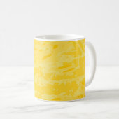 Texturmuster-Hintergrund gelb Kaffeetasse (VorderseiteRechts)