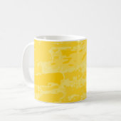 Texturmuster-Hintergrund gelb Kaffeetasse (Vorderseite Links)