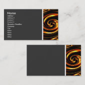 Texturone (Swirl) II Visitenkarte (Vorne/Hinten)