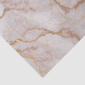 Texturpapier aus weißem und goldfarbenem Marmor Seidenpapier (Detail)