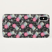 Texturrisches Ananas-Muster Case-Mate iPhone Hülle (Rückseite (Horizontal))