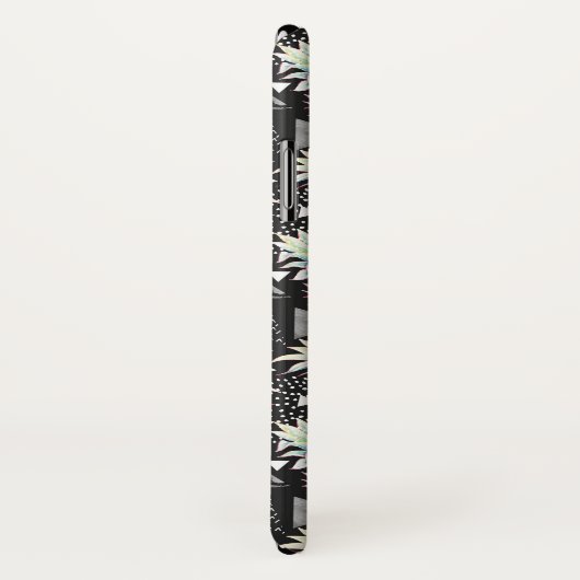 Texturrisches Ananas-Muster Case-Mate iPhone Hülle (Hinten/Rechts)