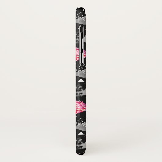 Texturrisches Ananas-Muster Case-Mate iPhone Hülle (Hinten/Links)