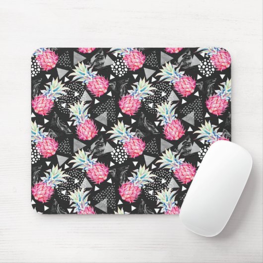 Texturrisches Ananas-Muster Mousepad (Mit Mouse)