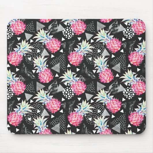 Texturrisches Ananas-Muster Mousepad (Vorne)