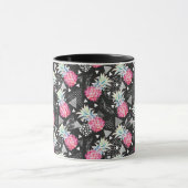 Texturrisches Ananas-Muster Tasse (Zentrum)