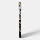 Texturriss Zurzeit Abstrakt Case-Mate iPhone Hülle (Rückseite / Links)