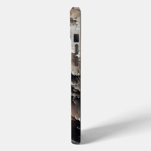 Texturriss Zurzeit Abstrakt Case-Mate iPhone Hülle (Rückseite / Links)