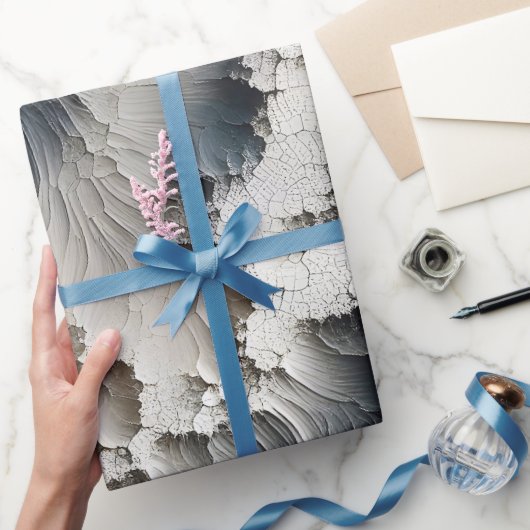 Texturriss Zurzeit Abstrakt Geschenkpapier (Schenken)