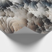 Texturriss Zurzeit Abstrakt Geschenkpapier (Ecke)