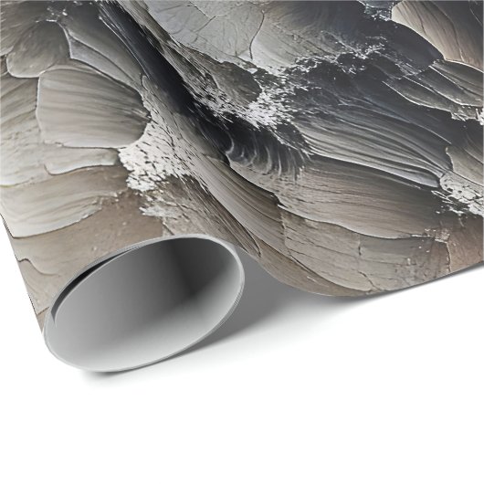 Texturriss Zurzeit Abstrakt Geschenkpapier (Rolleneckpunkt)