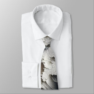 Texturriss Zurzeit Abstrakt Krawatte