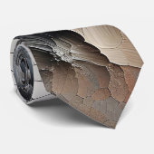 Texturriss Zurzeit Abstrakt Krawatte (Gerollt)