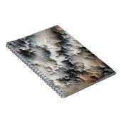 Texturriss Zurzeit Abstrakt Notizblock (Rechte Seite)