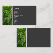 Texturstein (Bäume III) Visitenkarte (Vorne/Hinten)