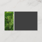 Texturstein (Bäume III) Visitenkarte (Rückseite)