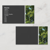 Texturstein (Bäume) Visitenkarte (Vorne/Hinten)
