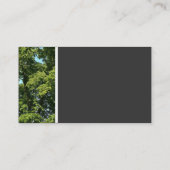 Texturstein (Bäume) Visitenkarte (Rückseite)