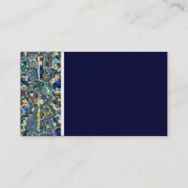 Texturstein (Blauer Abstrakter Teich) - II Visitenkarte (Rückseite)