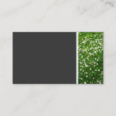 Texturstein (Daisy Lawn II) Visitenkarte (Rückseite)