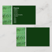 Texturstein (Ferns) Visitenkarte (Vorne/Hinten)